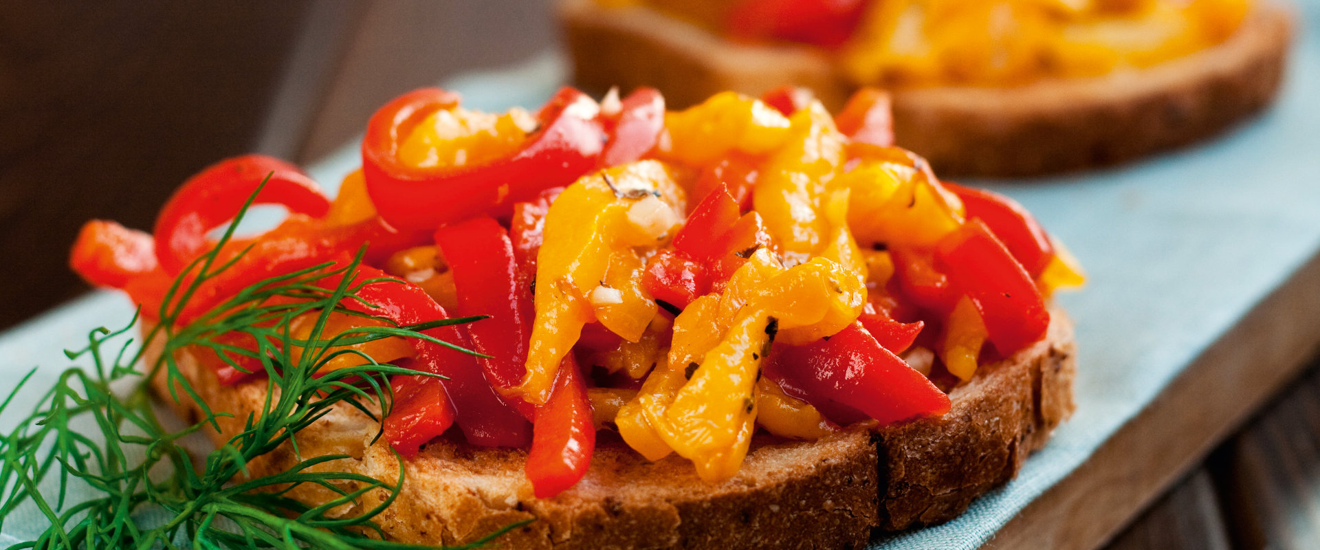 Bruschette mit Paprika