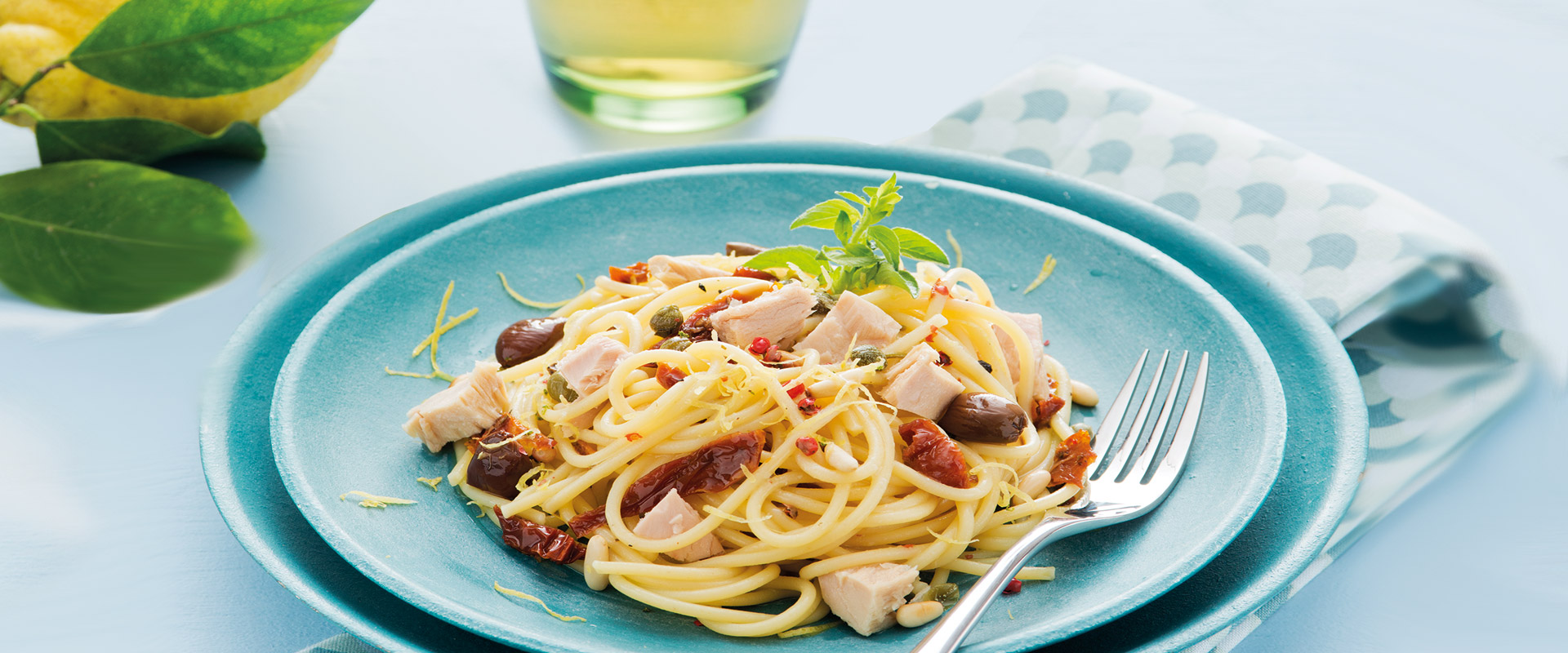 Spaghetti mit Thunfisch und Zitronenschalen | Fratelli Carli DE