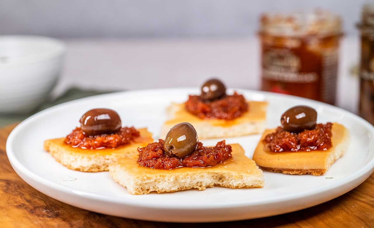 Focaccia-Cracker