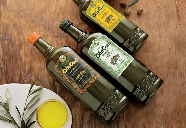 Tre bottiglie di Olio Carli 