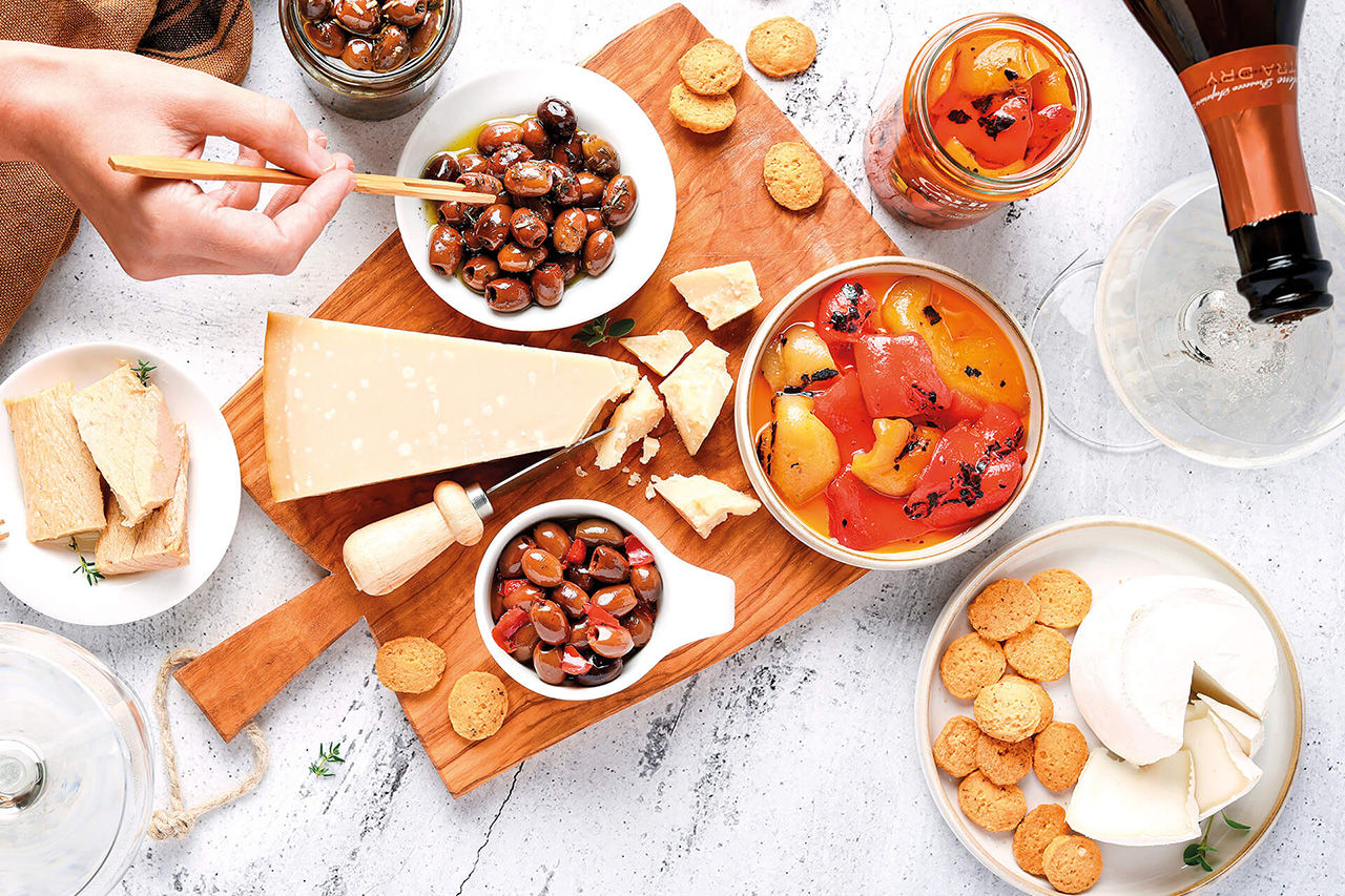 Aperitif mit Carli-Produkten