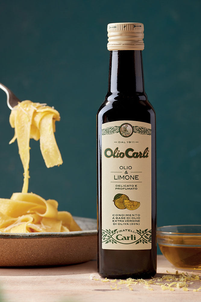 Olivenoel mit Zitrone