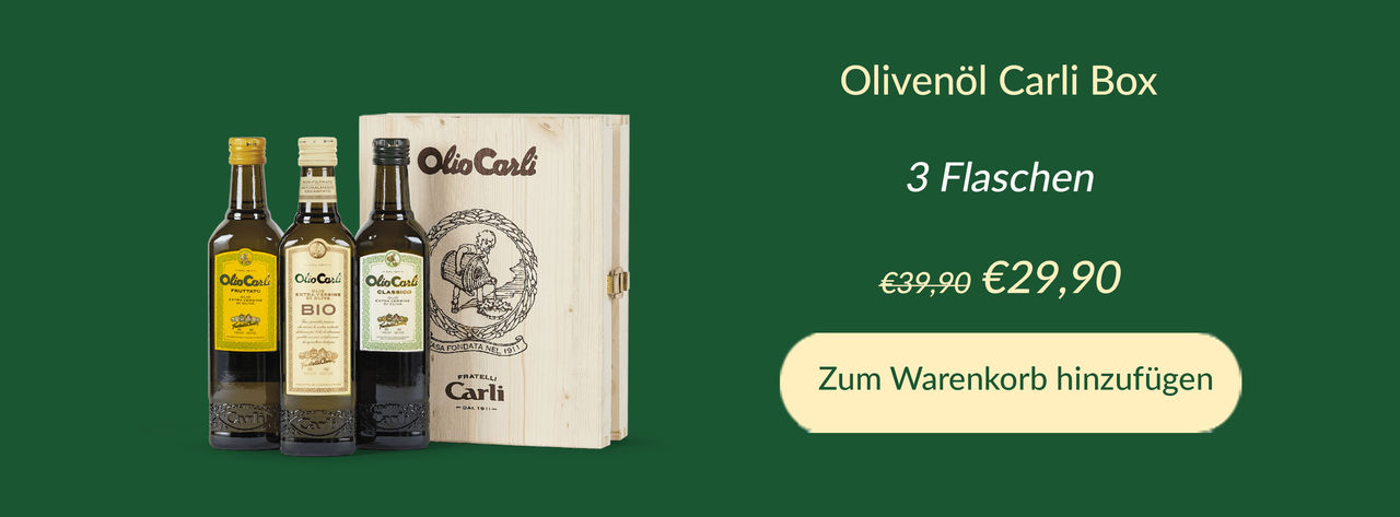 Cofanetto Olio Carli