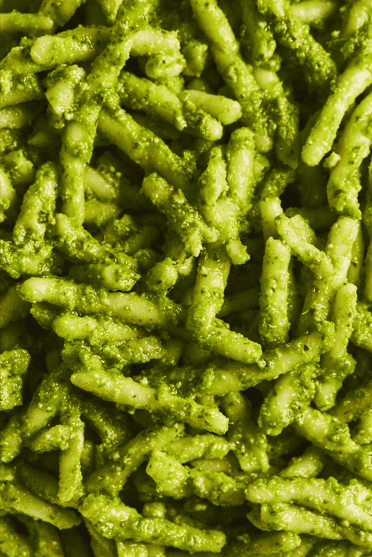 pesto dettaglio trofie
