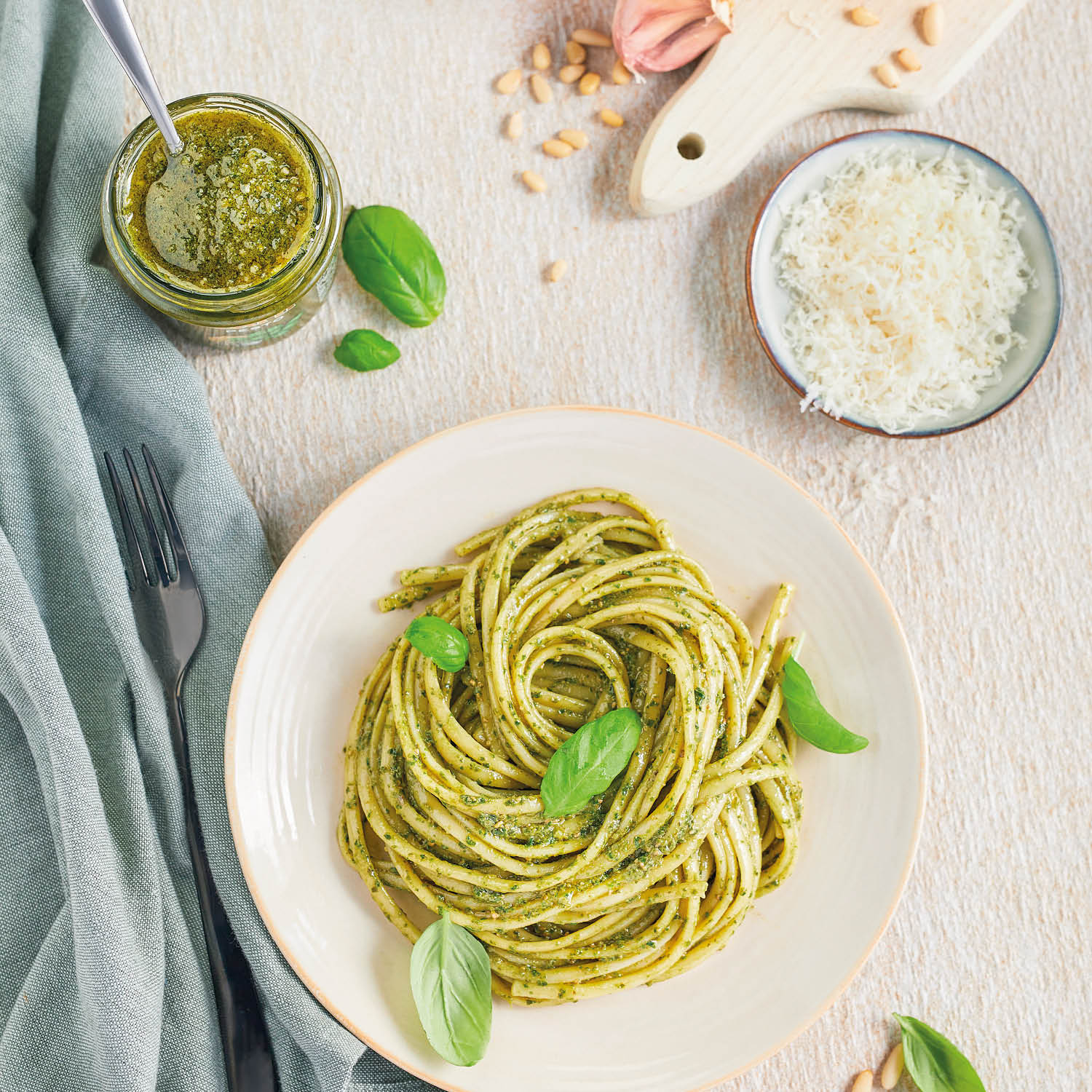 Pesto ohne Knoblauch