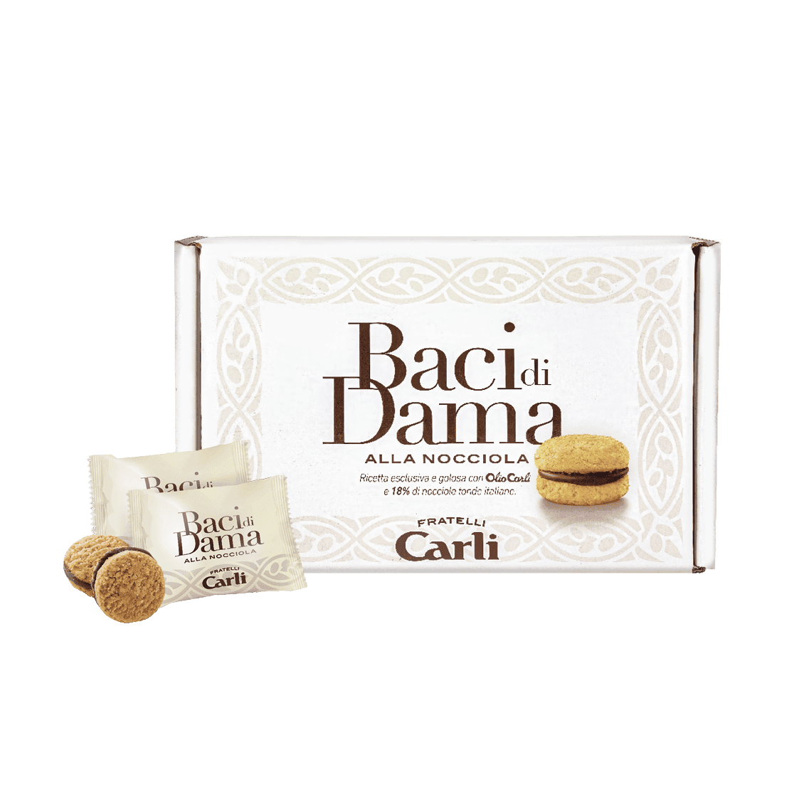 Baci di Dama mit Haselnüssen