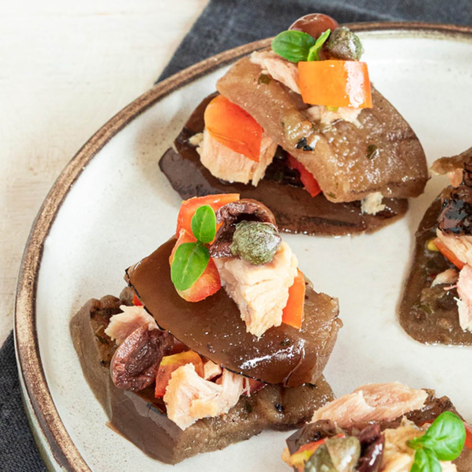 Gegrillte Auberginen