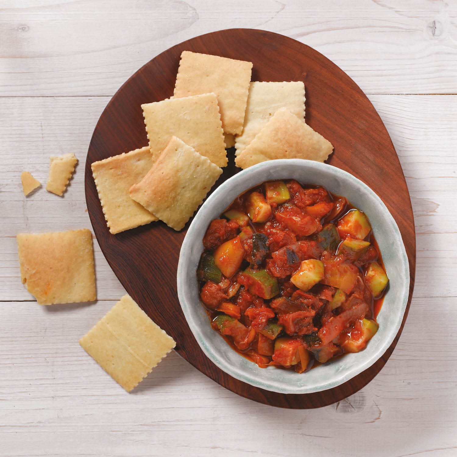 Knusprige Focaccia-Cracker