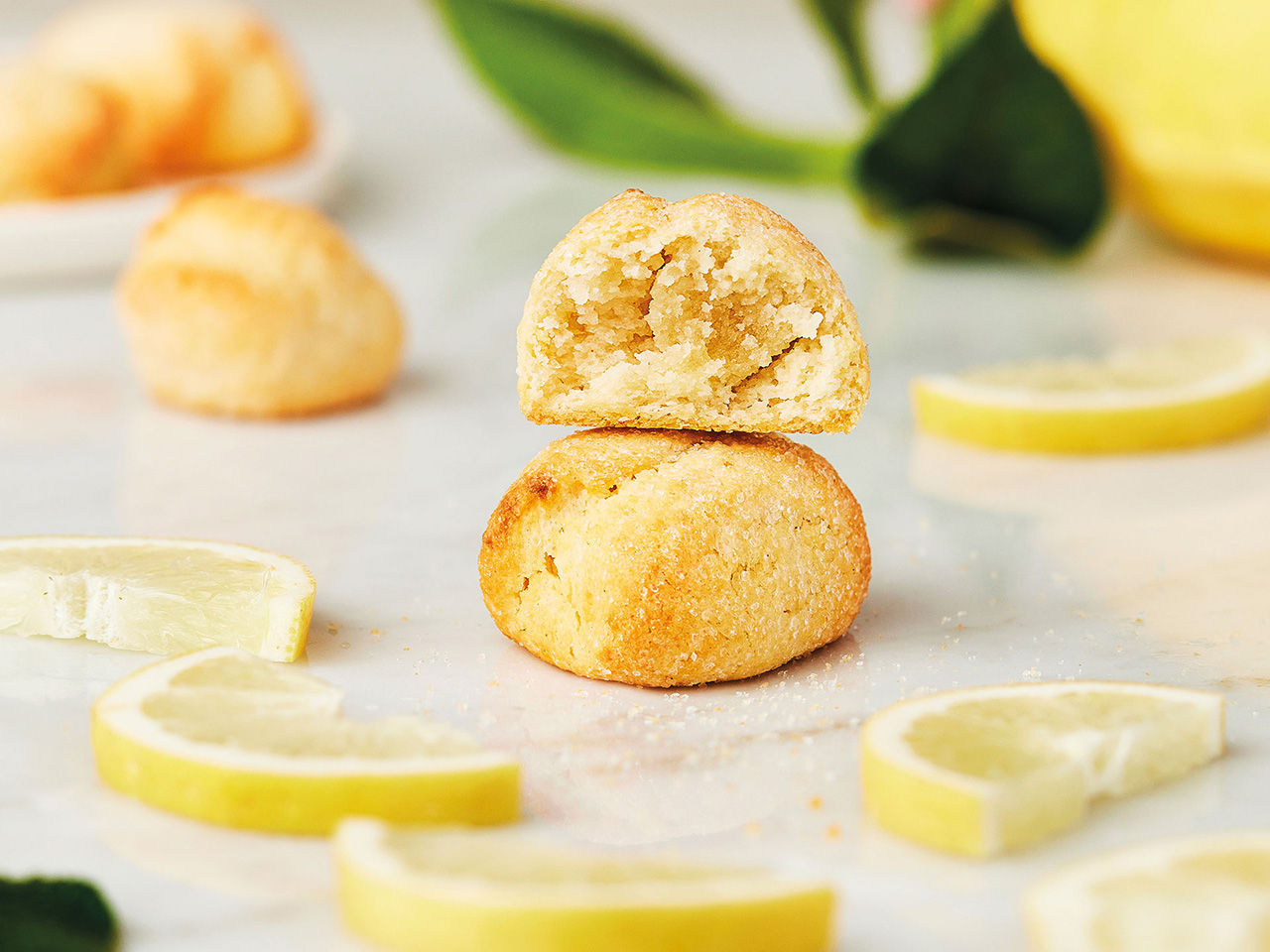 Amaretti mit Zitrone