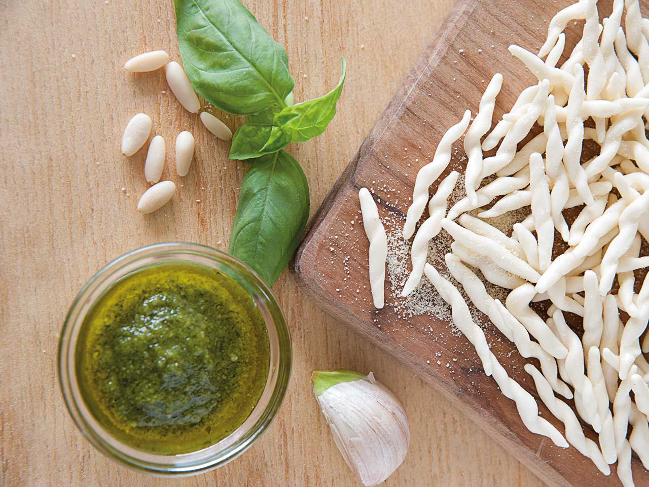 Trofie mit Pesto