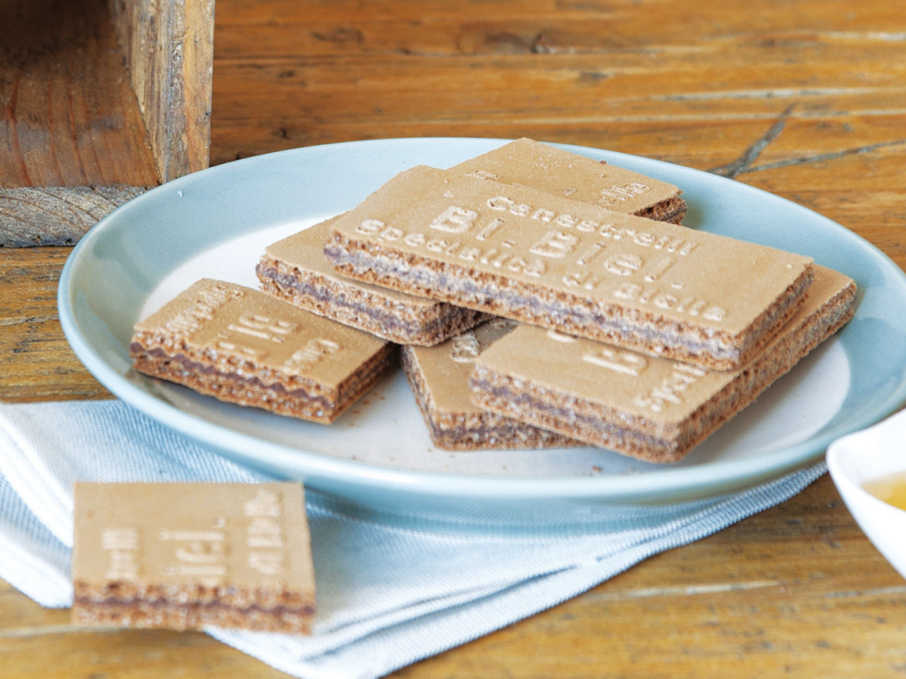 Canestrelli auf einem Teller