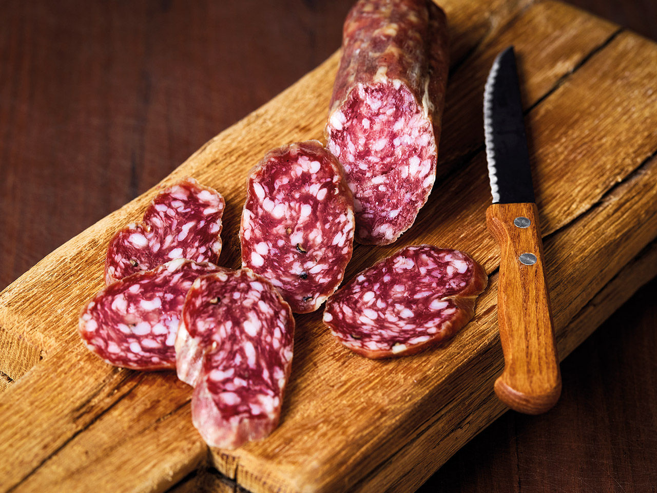 Salami in stuecke