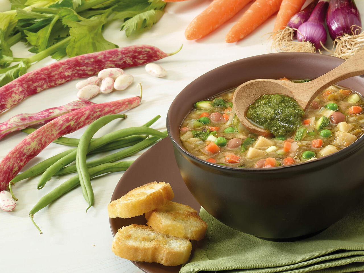 Minestrone auf ligurische Art 