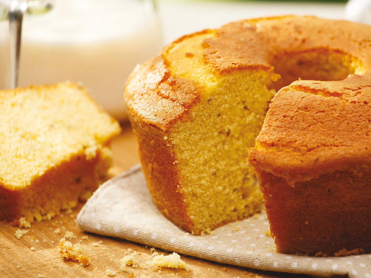 Kuchen aus Olivenöl gemacht 