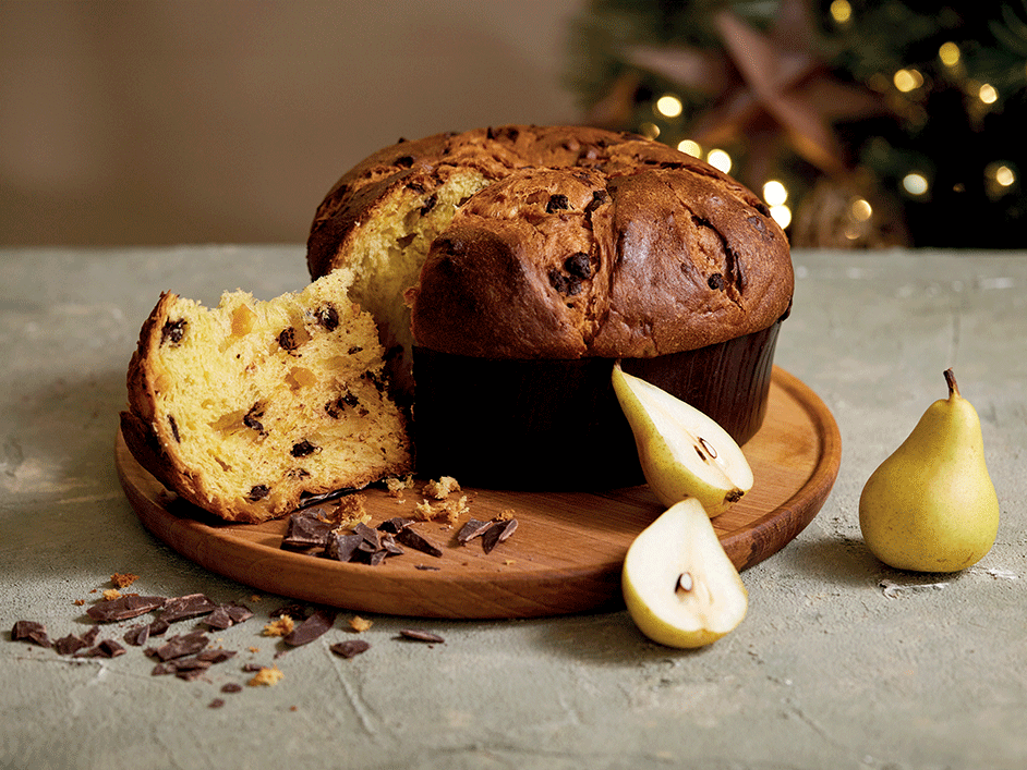 panettone birnen schokolade