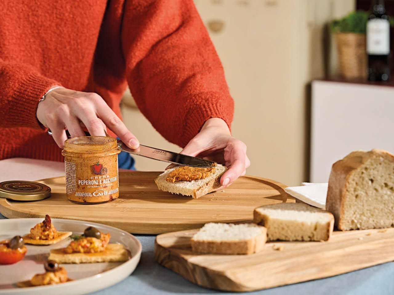 Canapé Vorbereitung