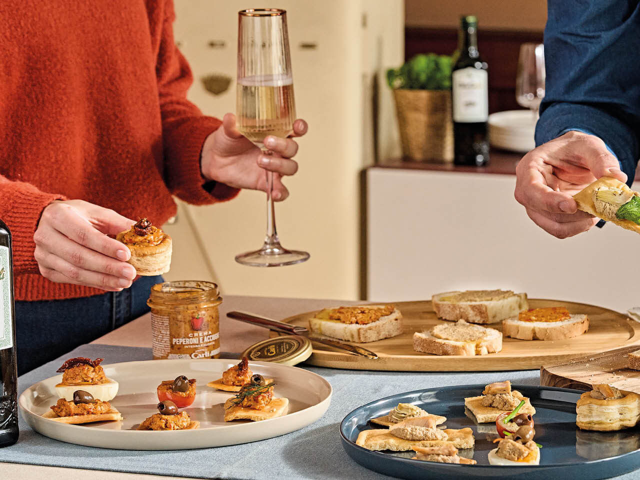 gemeinsamer Aperitif