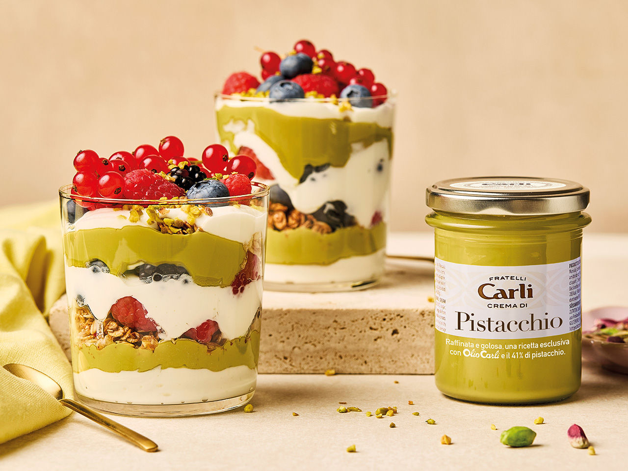 Pistaziencreme Glass