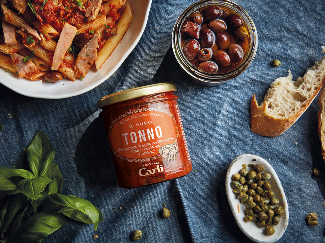 Zutaten für die Thunfischsauce