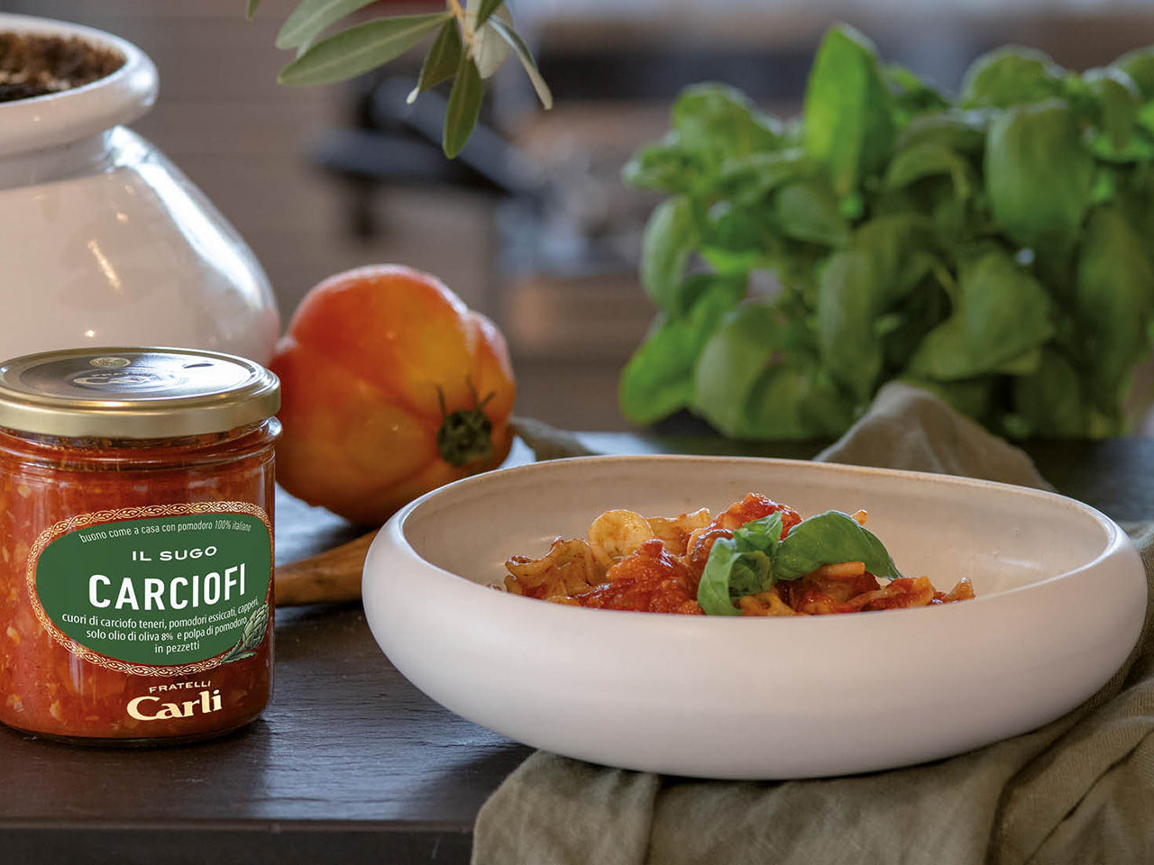 Tomatensauce mit Artischockenherzen