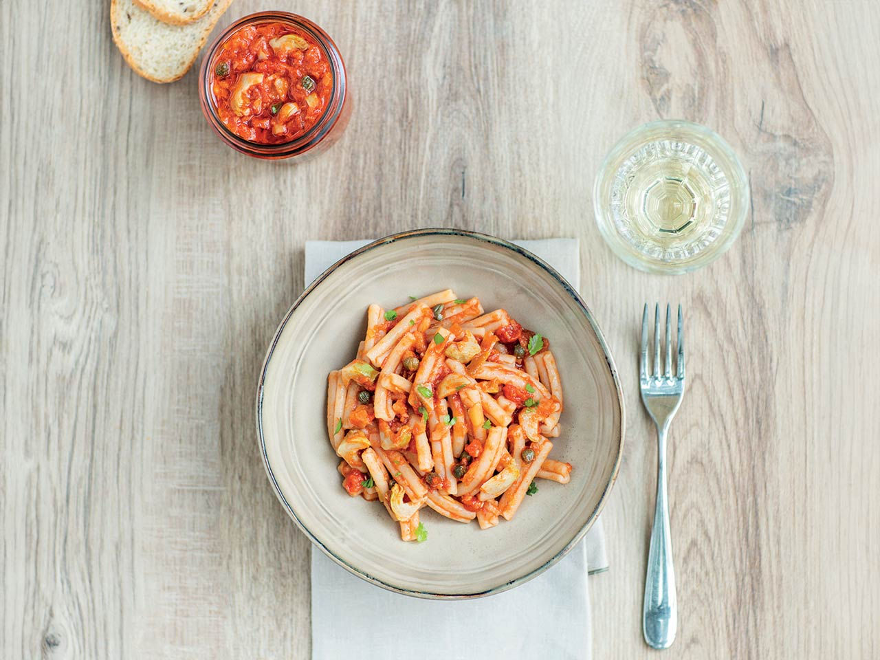 Risotto mit Artischockensauce