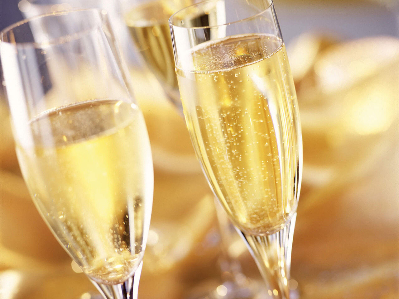 Toast mit Prosecco