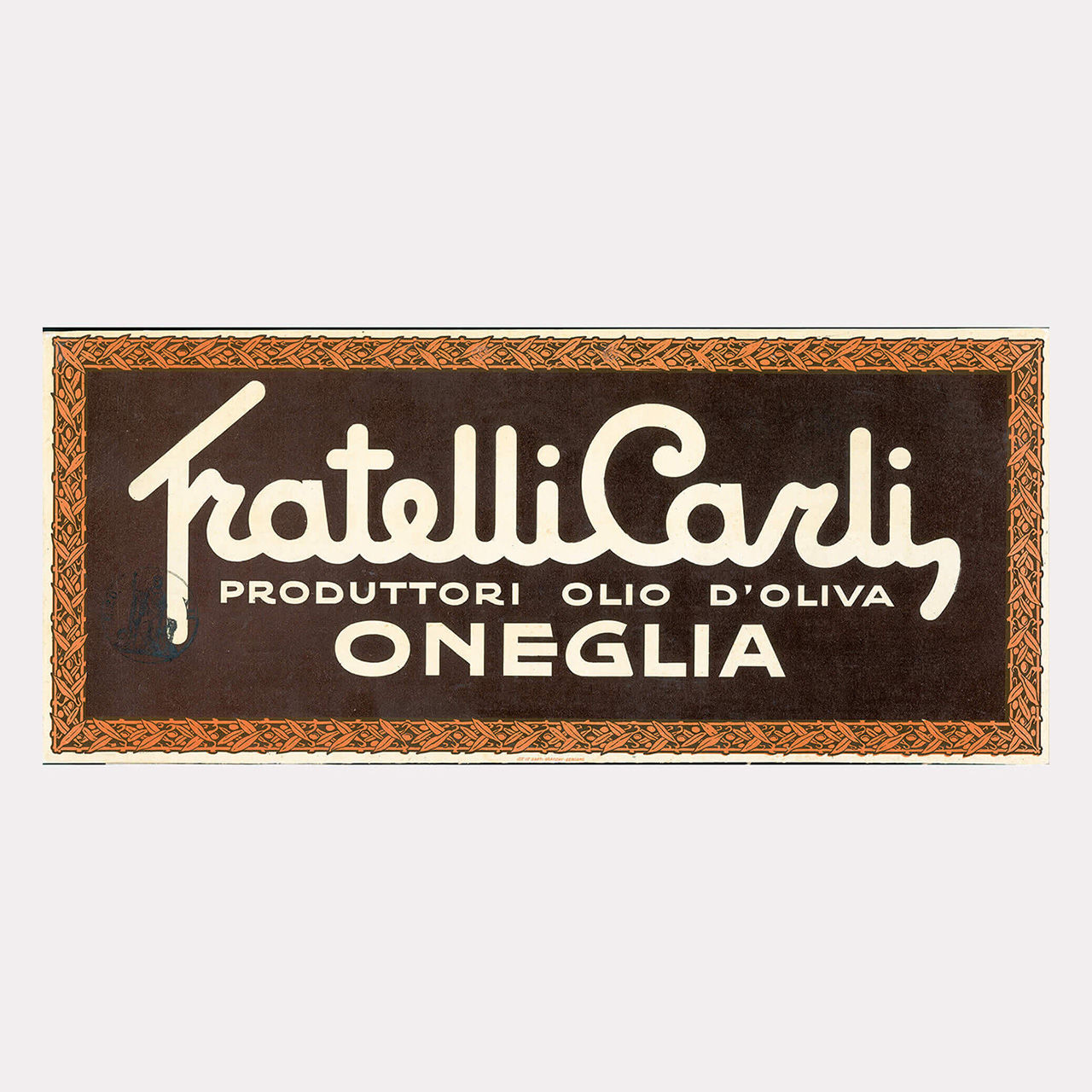Das erste Logo von Fratelli Carli 