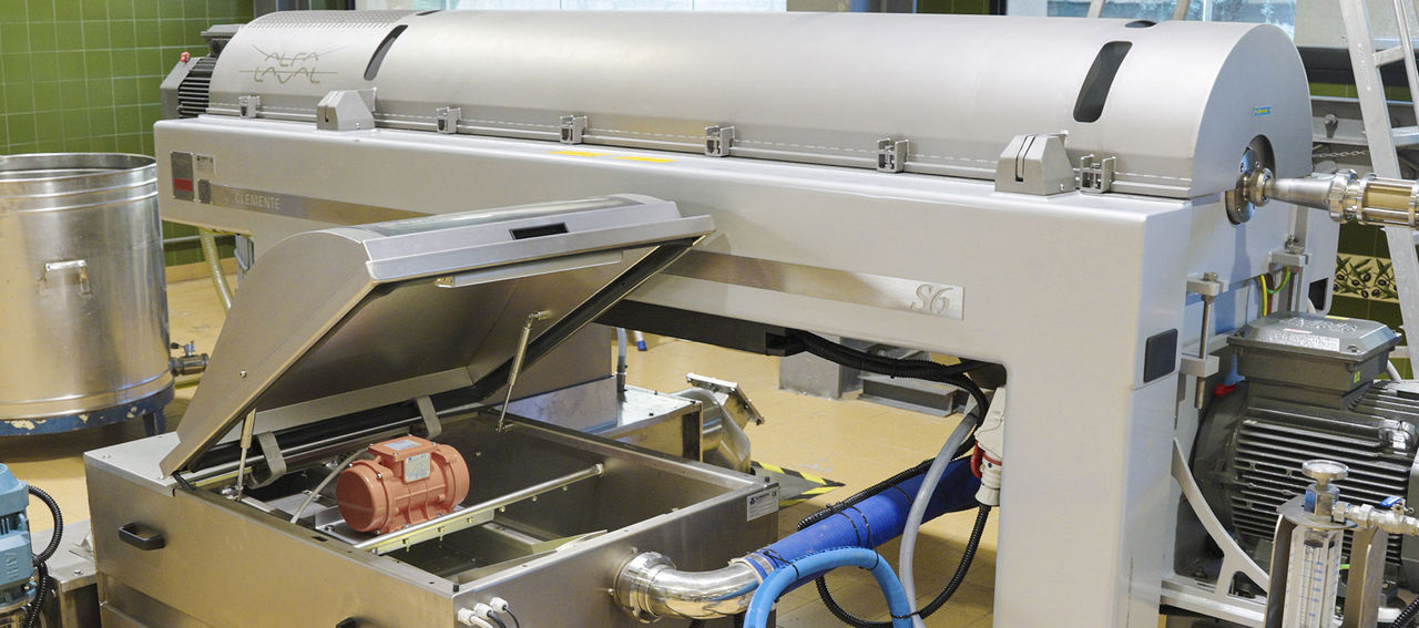 Trennung im Dekanter